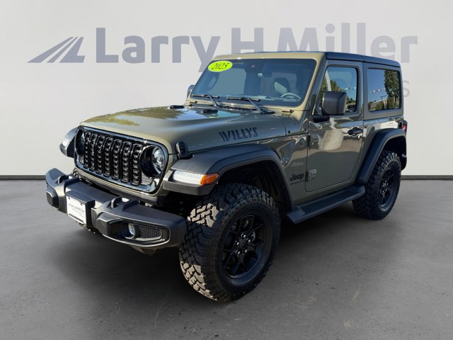 2025 Jeep Wrangler Willys 2 4X4! FACTORY CERTIFIED WARRANTY