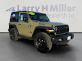2025 Jeep Wrangler Willys 2 4X4! FACTORY CERTIFIED WARRANTY